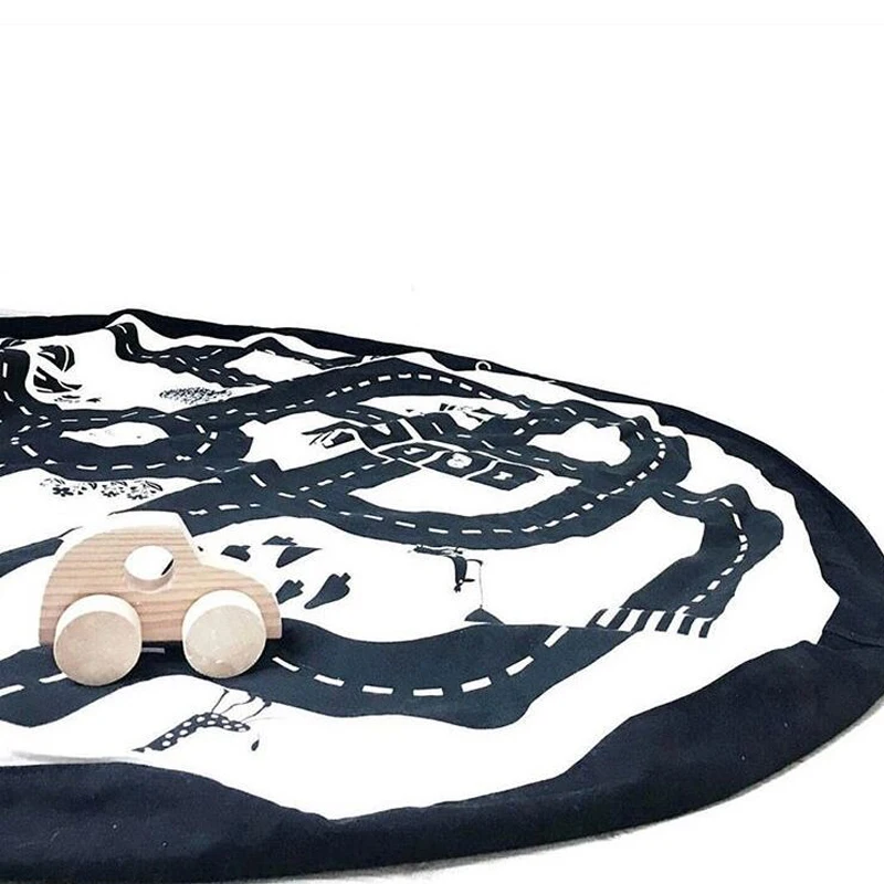 Круглые сумки для хранения игрушек детский игровой коврик одеяло ползания ковер