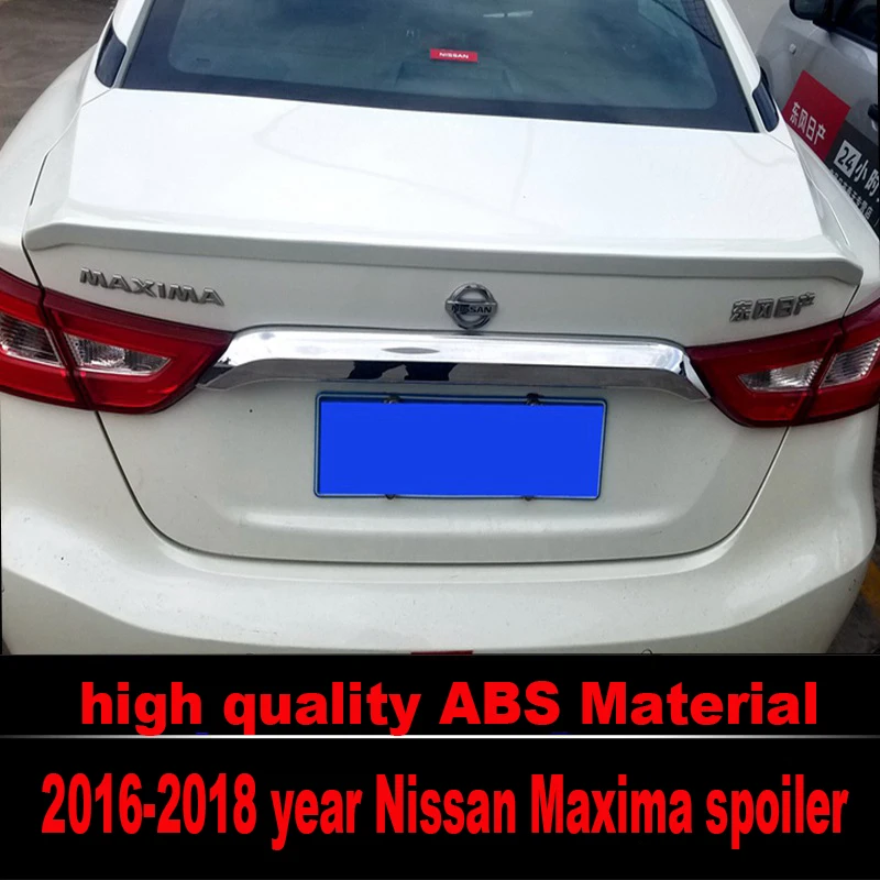 Дизайн, спойлер для Nissan Maxima,,, год, сделай сам, цветной Праймер, задний багажник, спойлер на крыше, высококачественный абс