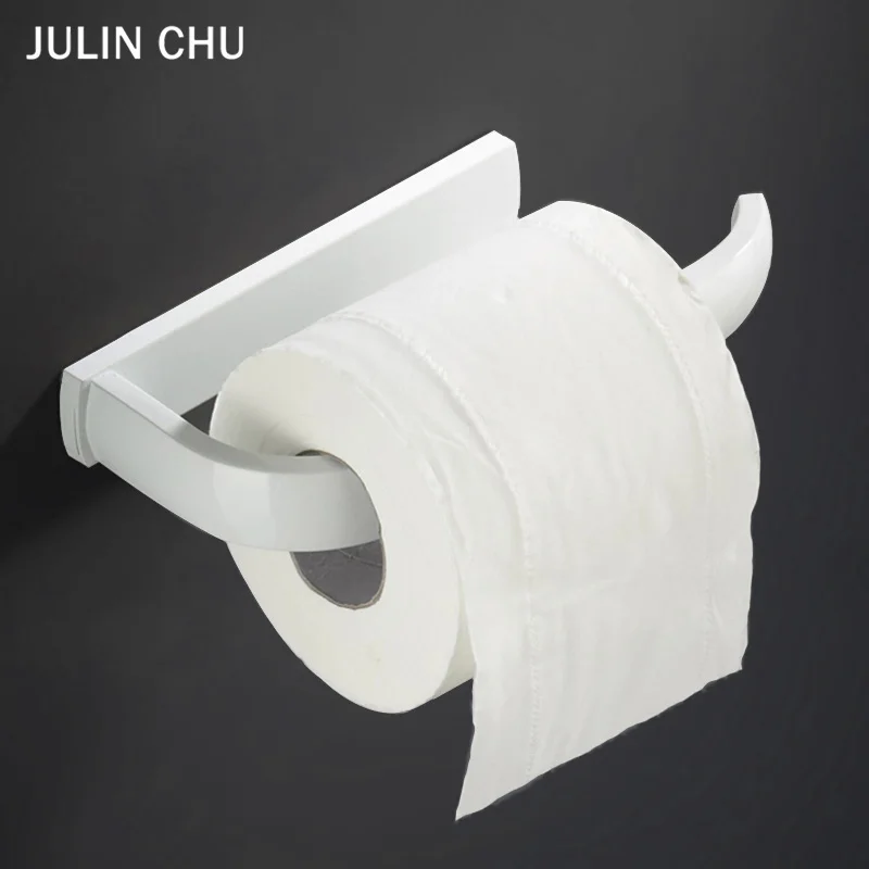 

Rose Gold Toilet Roll Holder Nickle Brushed Bronze Black WC Paper Towel Holder White Tissue Holders Chrome for Bathroom Kitchen