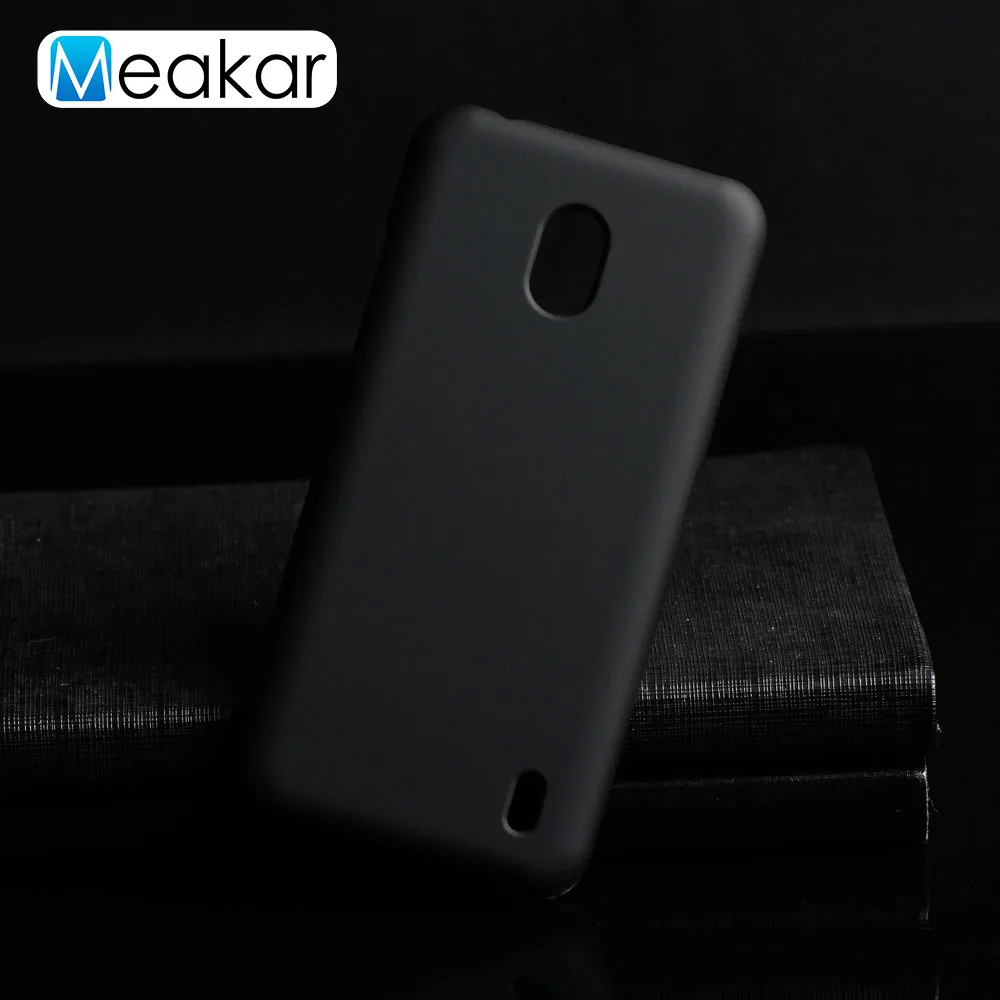 Матовая Пластик Coque 5.71For Nokia 2,2 чехол для Nokia 2,2 Nokia2.2 телефона чехол-лента на заднюю панель - Цвет: Black
