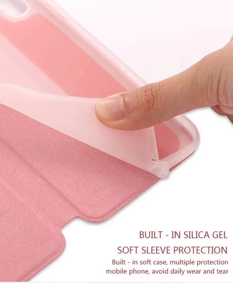 Чехол для Huawei Y9 2018 чехол honor10 кожаный силиконовый с откидной крышкой полная