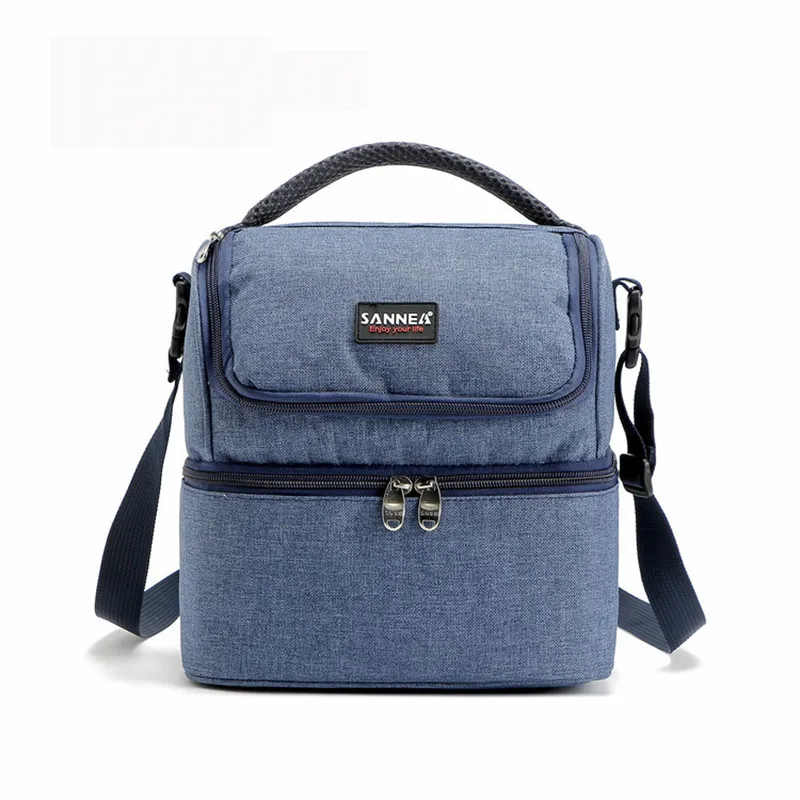 САННЕН 7L Обед Сумки Тепловой Портативный Изоляцией Питание Пикник Нейлон