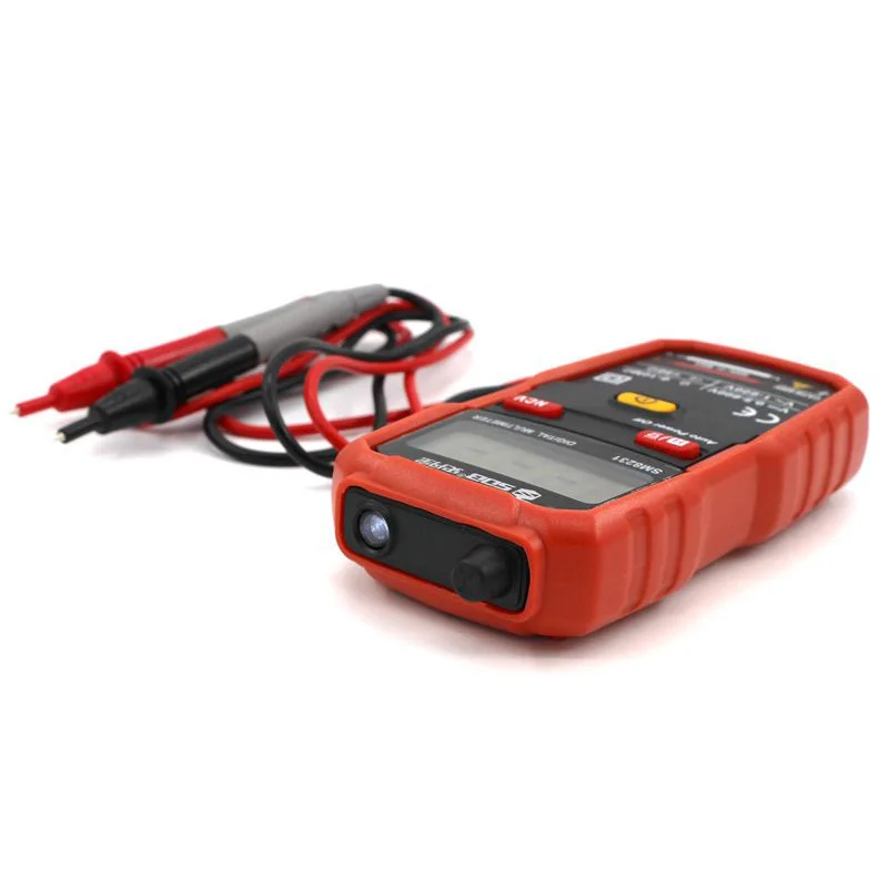 SM8231 Профессиональный мини цифровой мультиметр AC/DC Измеритель сопротивления