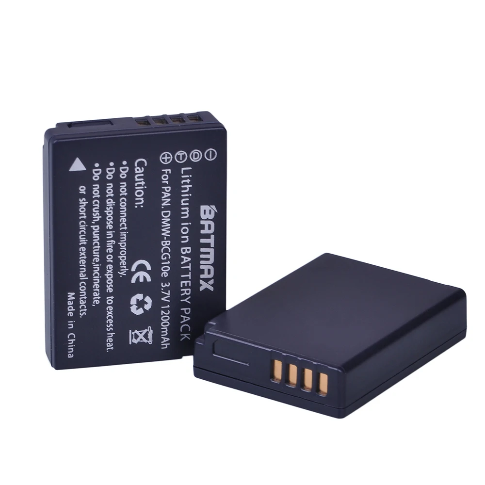 Фото Аккумулятор 2xDMW-BCG10 DMW BCG10 BCG10E + зарядное устройство USB с ЖК-дисплеем для Panasonic Lumix №3