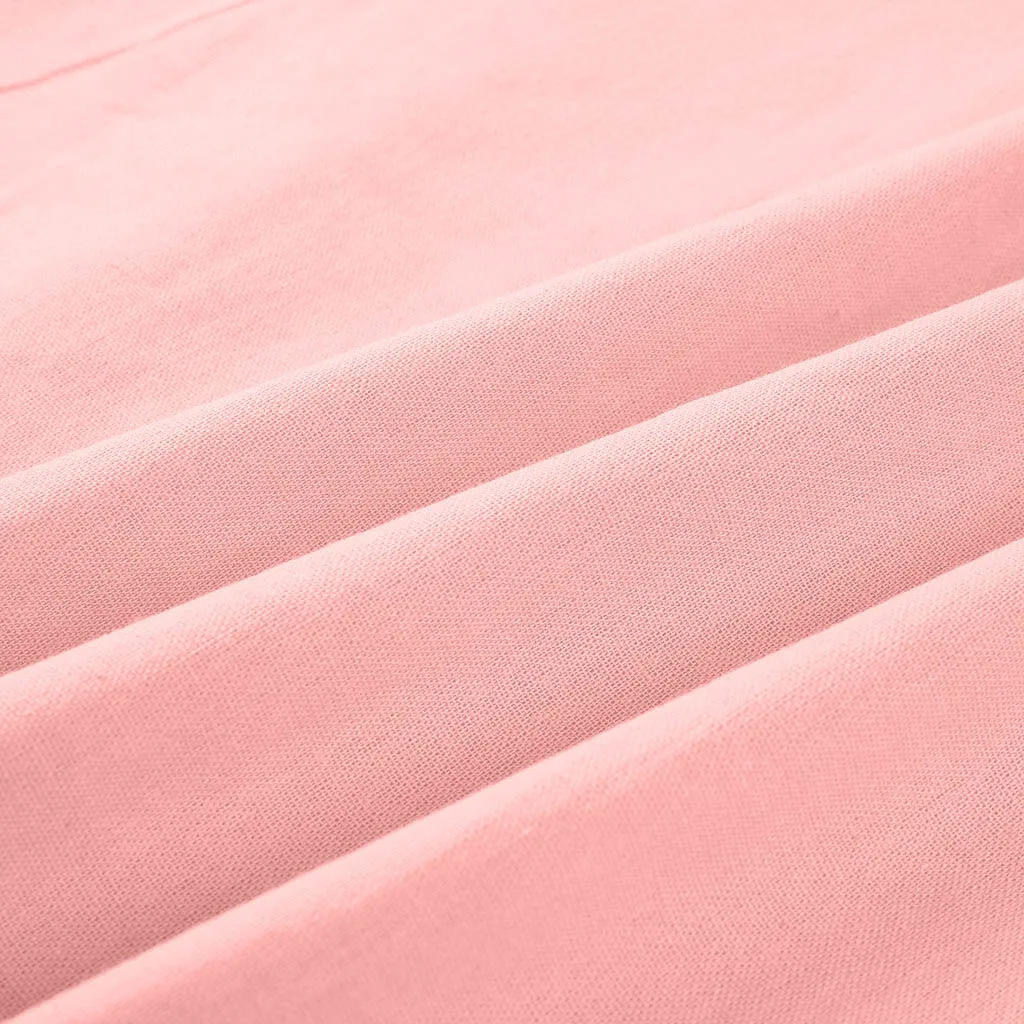 CHAMSGEND женское платье женское летнее стильное платье Feminino Vestido футболка из хлопка и льна свободного кроя размера плюс