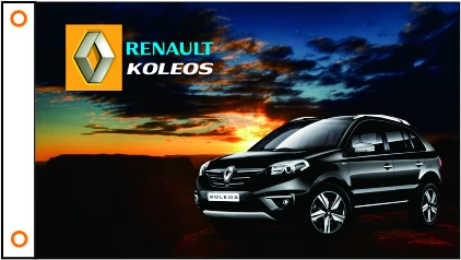 Автомобильный флаг под заказ баннер Renault 3x5 футов 100% полиэстер 106 | Дом и сад