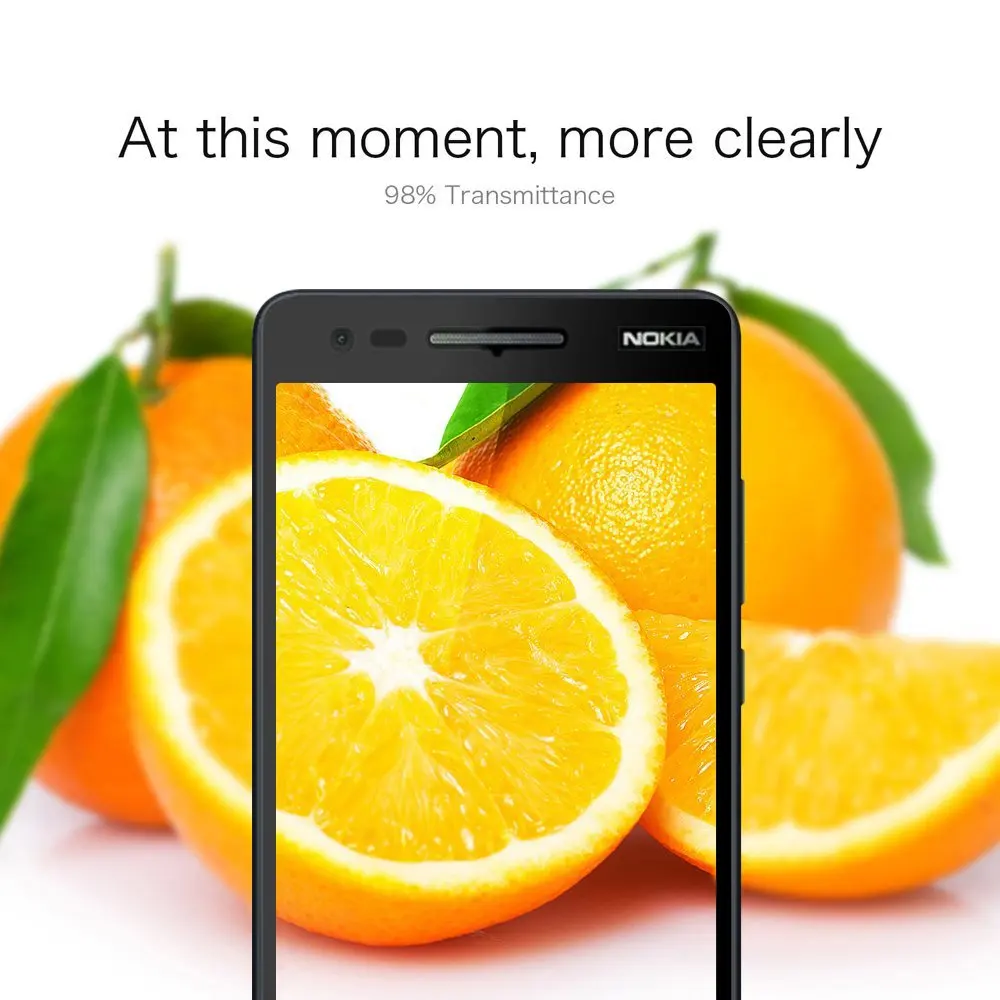 Полное покрытие красочные Экран протектор Закаленное Стекло пленка для Nokia 2 1 3 5