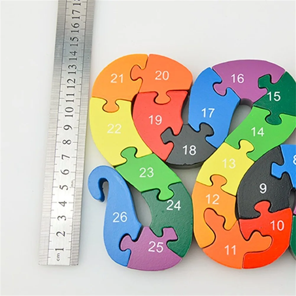 

1 Set Funny Brain Game Kids Winding Snake Wood Toys Wood Kids 3D Puzzle Wood Educational Toys Wholesale
