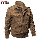 Новинка 2020, военная тактическая куртка для мужчин, Осенние хлопковые мужские повседневные летные куртки ВВС, мужская модель 6XL, куртка-бомбер для мужчин