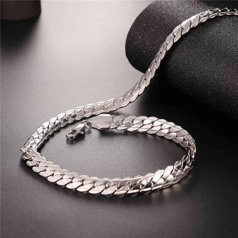 Крупная крупная цепь змея Collare для мужчин золотистая/черная/розовое