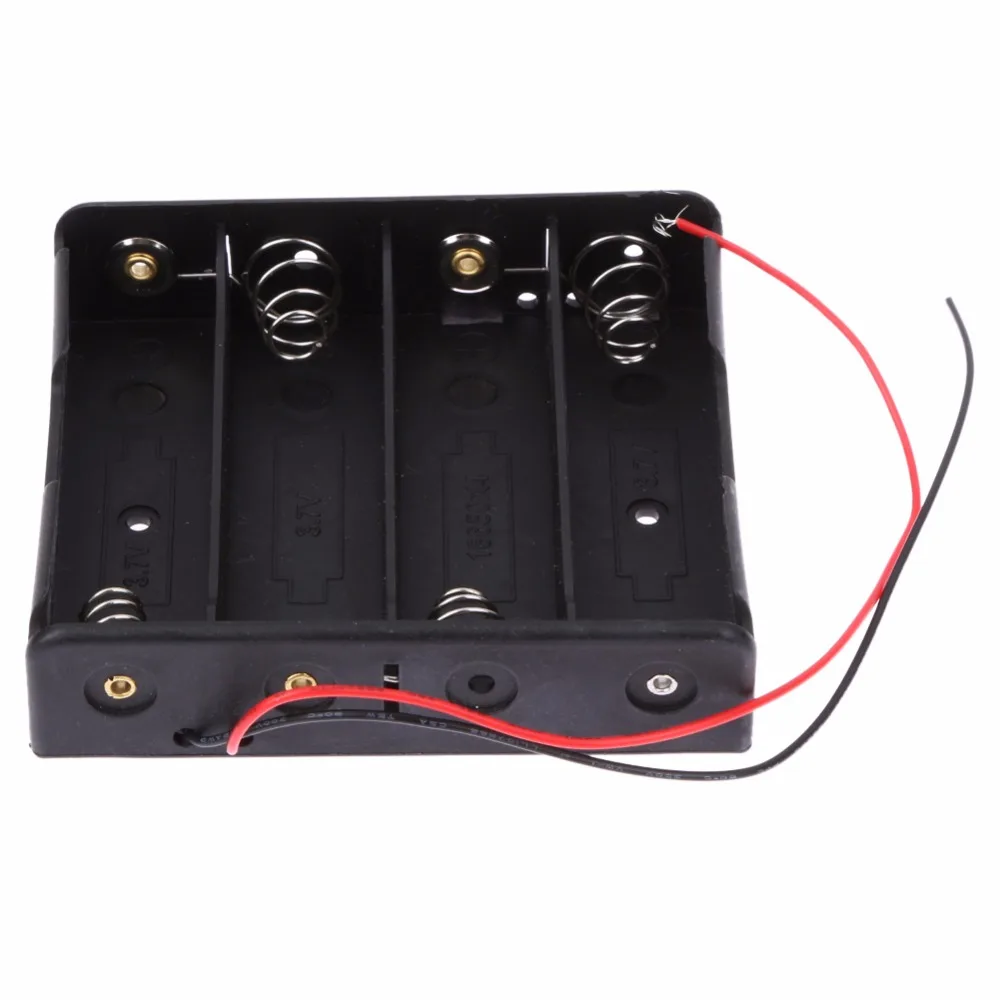 ALLOYSEED 5 шт. 4 слота 18650 Держатель для батареи DIY ABS Коробка жесткий Pin аккумуляторные