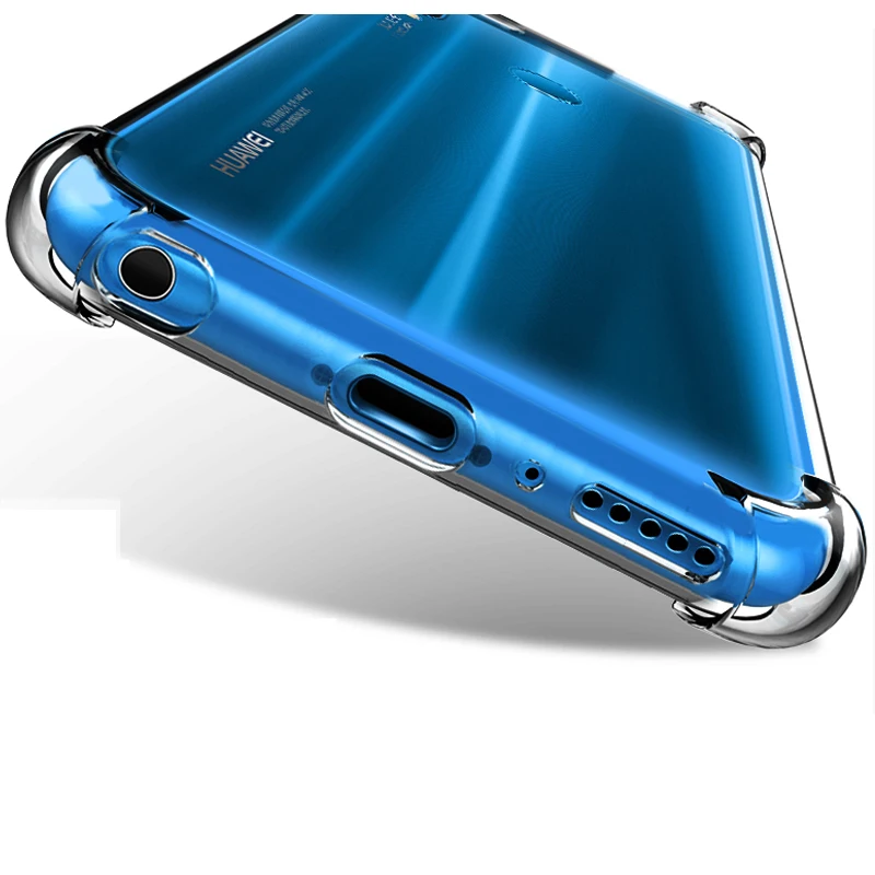 Прозрачный ударопрочный чехол YUETUO для телефона huawei p20 lite p20lite nova 3e силиконовые
