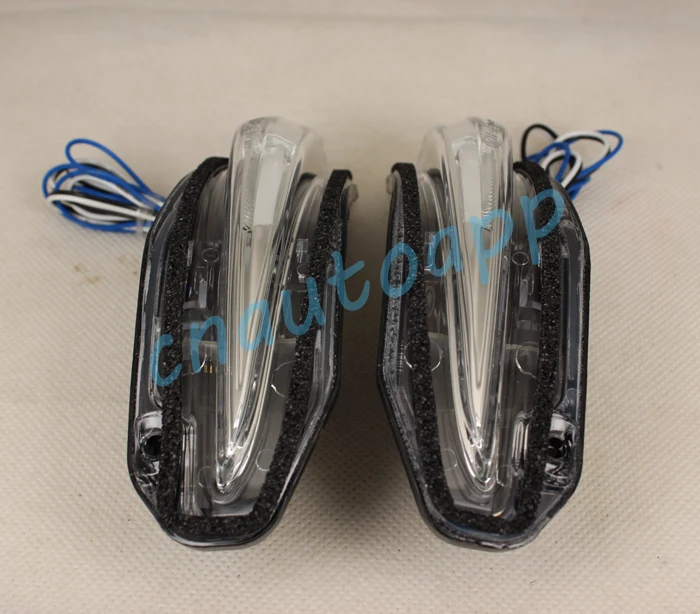 Зеркало заднего вида для автомобиля светодиодный светильник с сигналом поворота