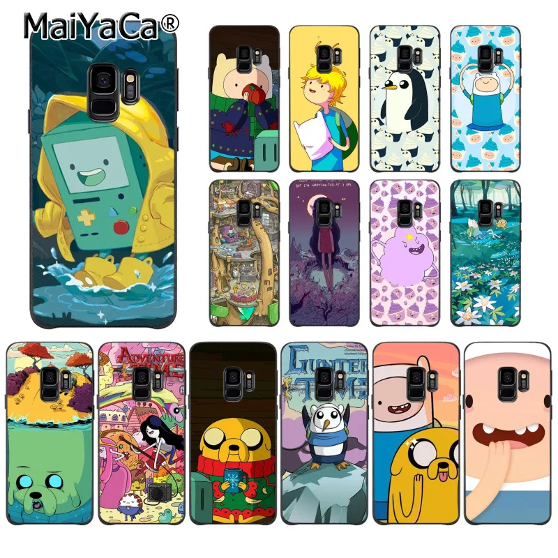 MaiYaCa время приключений с Финном и Джейком Новинка чехол для телефона SamsungS9 S9 plus S5 S6