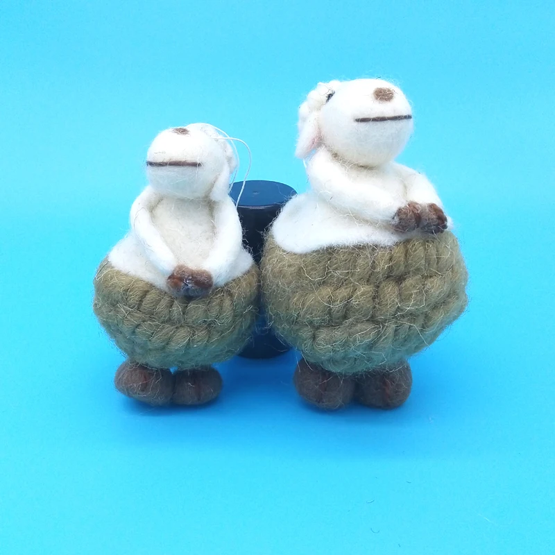 2016 новые коричневые игрушечные Овцы высокого качества из мериносовой шерсти