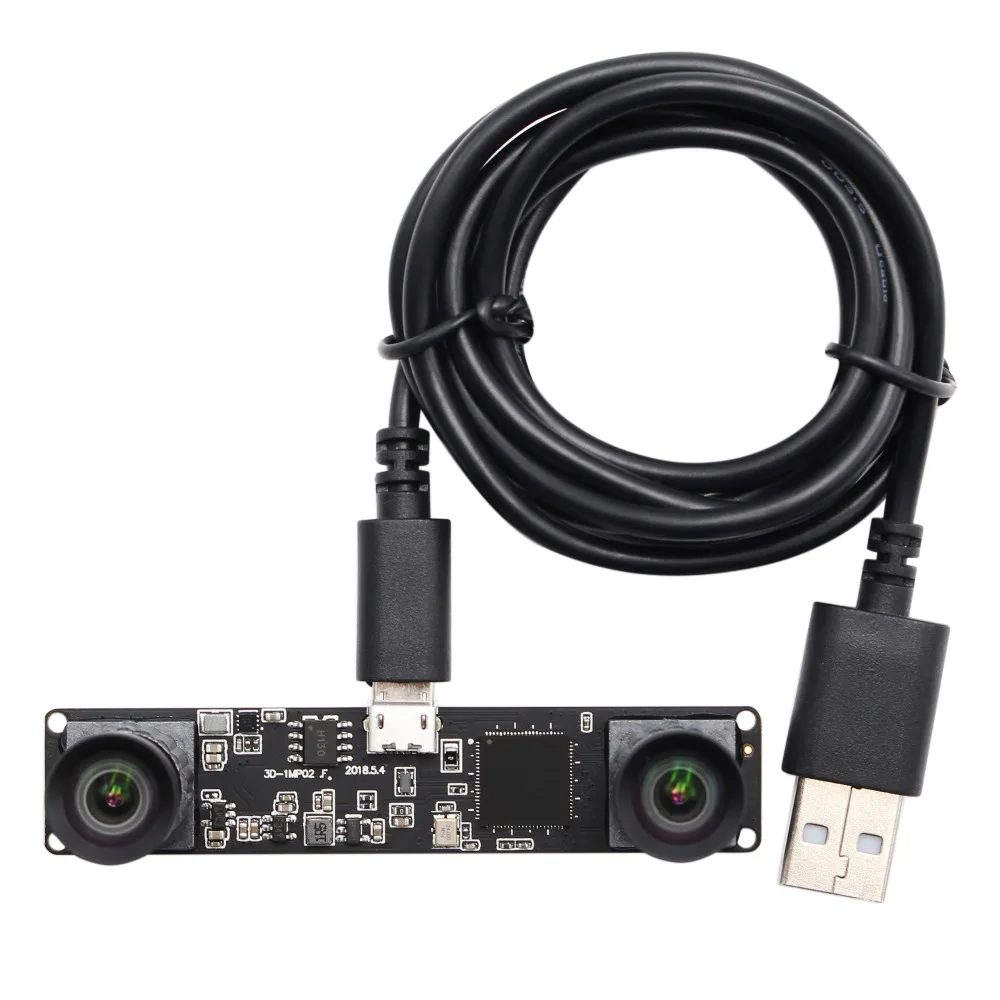 Без искажений синхронизации 960 P HD OV9750 высокая частота кадров MJPEG 60fps UVC OTG стерео мини камера Веб-камера USB модуль