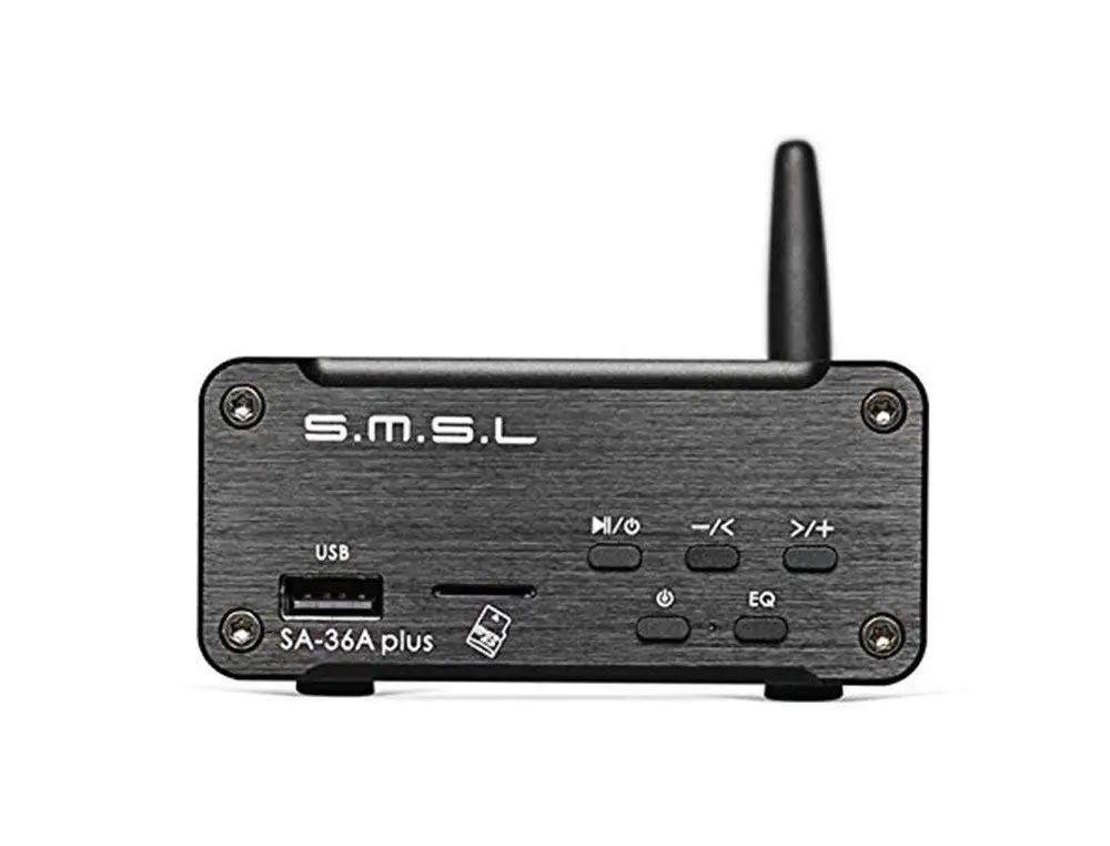 SMSL SA-36A Plus HIFI аудио класса D усилитель 30 Вт* 2 TPA3118 Bluetooth цифровой усилитель мощности AUX/U диск/TF карта/USB вход