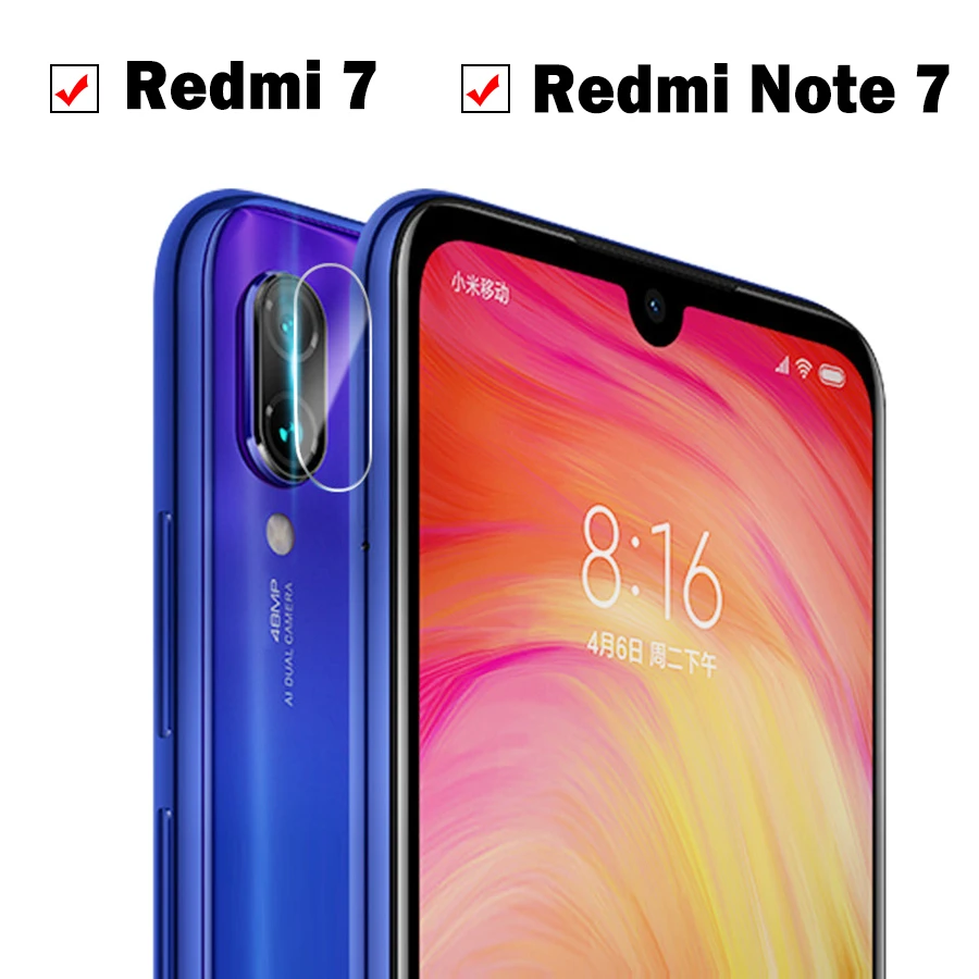 2 шт. Защита объектива камеры для Xiaomi Redmi Note 7 6 5 Pro 7A 6A закаленное стекло Redmi K20 Pro 5 Plus Go S2 Защитная стеклянная пленка