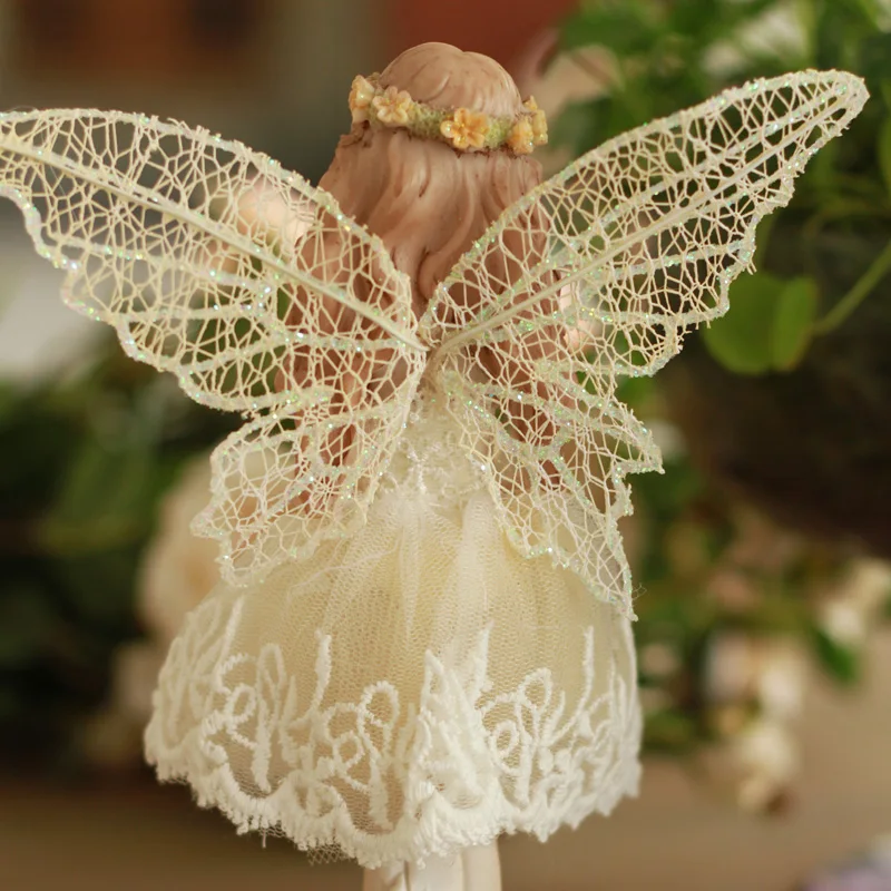 

European style garden room resin angel new home decoration ornaments living room home furnishings creative wedding birthday gift