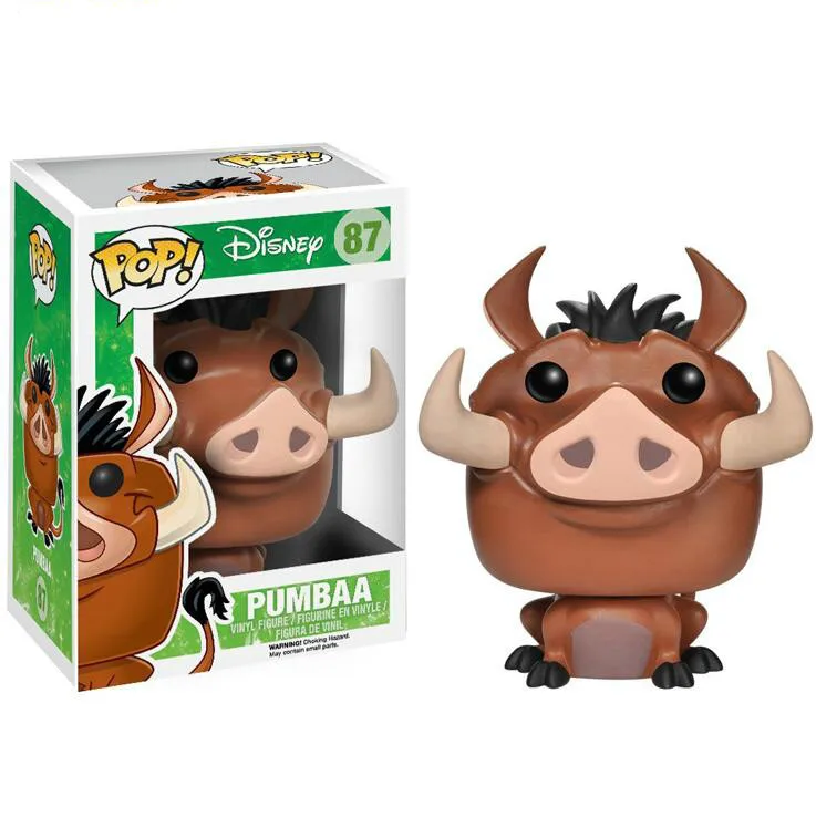 Funko POP аниме мультфильм Король Лев Коллекция Модель игрушки для мальчиков Pumbaa