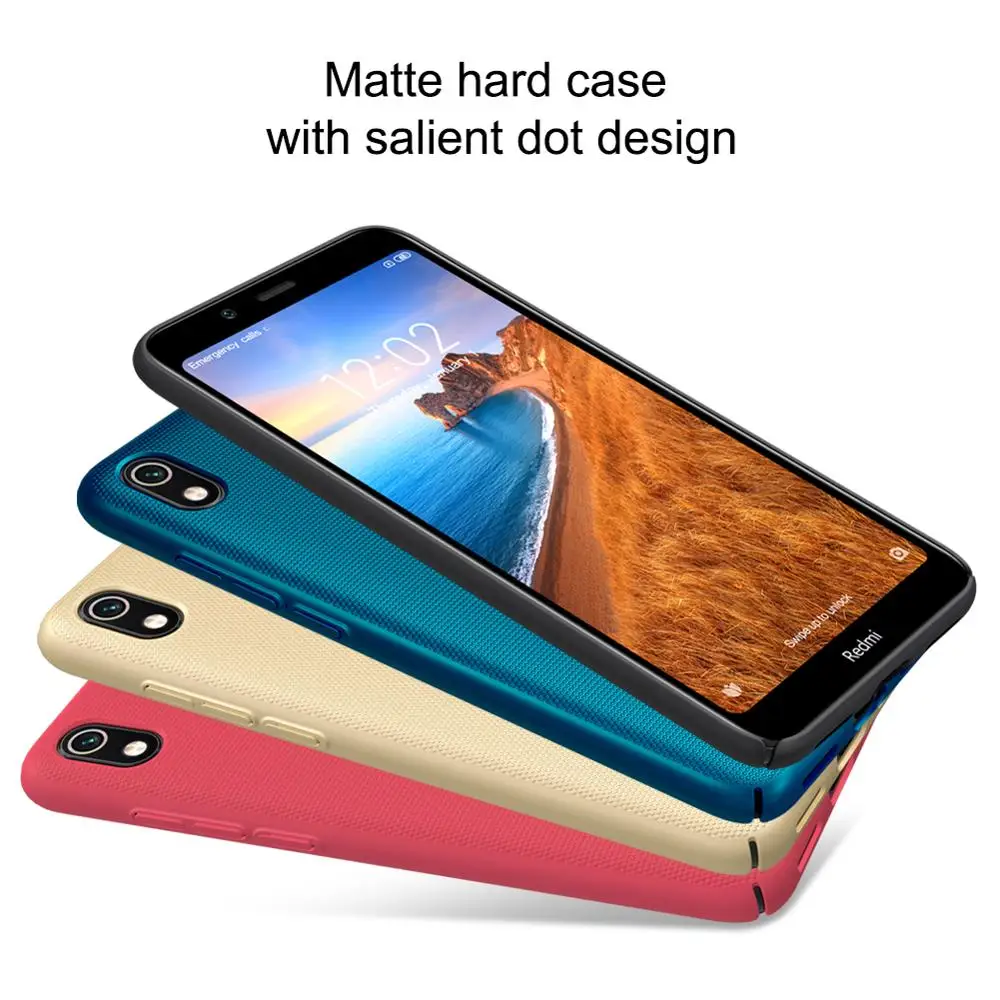 Чехол для xiaomi redmi 7A чехол для xiaomi redmi 7a NILLKIN Супер Матовый Щит Матовая жесткая задняя крышка из ПК чехол