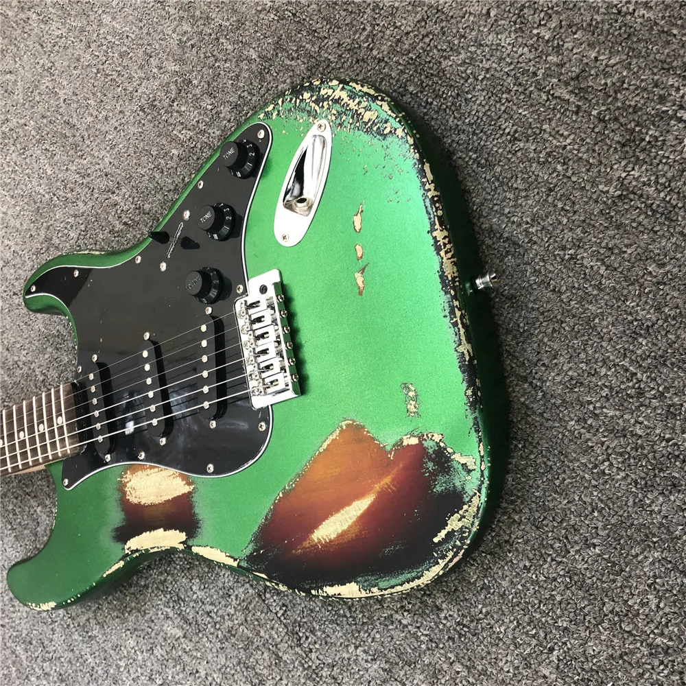 Копия старого электрического гитарного станка Kaiyun factory custom handmade 100% ручная работа.