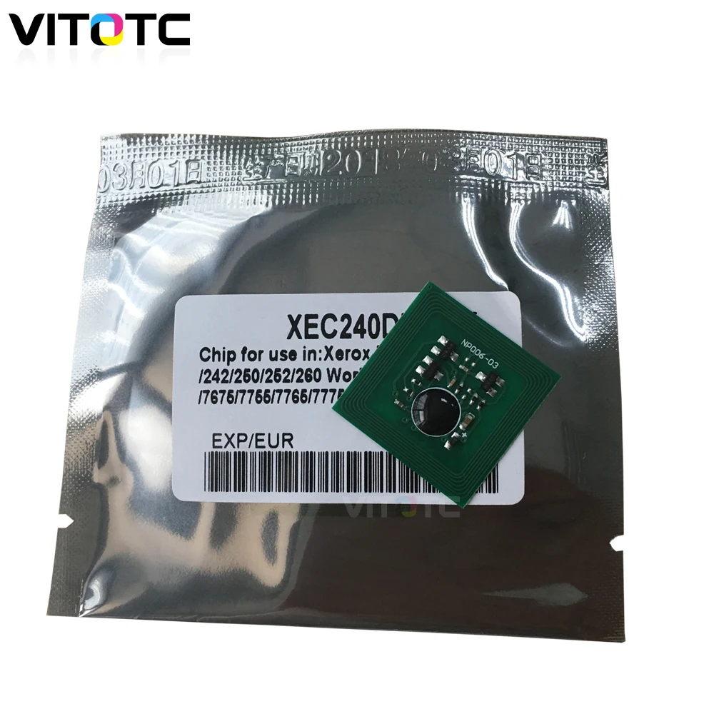 20x барабанный чип совместим с Xerox DocuColor dc 240 242 250 252 260 270 Workcenter 7655 7665 7675 Сброс