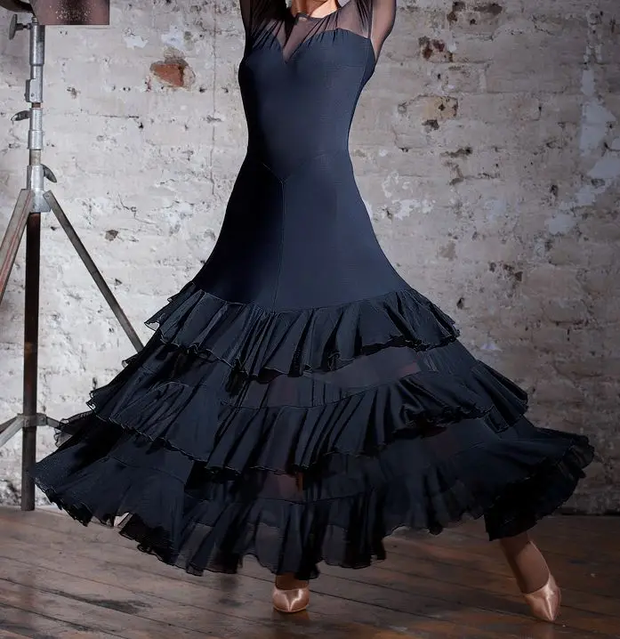 Женское бальное платье для бальных танцев стандартные сексуальные бальные из