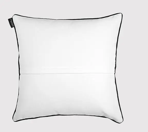 black white grey geometric cushion cover pillowcase simple striped waist pillow for backrest case | Дом и сад