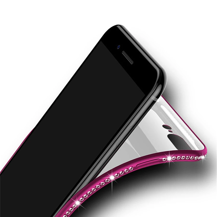 Модные блестящие чехлы с бриллиантами для VIVO Y97 Pro Z3i V11i ударопрочный матовый