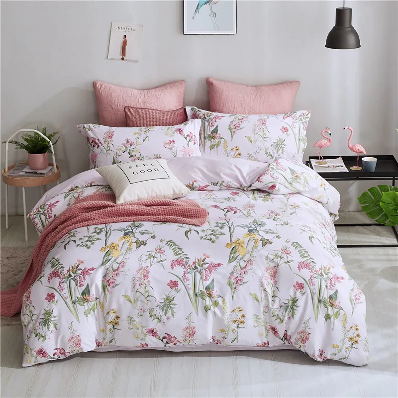3pcs Bed Bedding Set Quilt Cover Pillowcase Bedclothes Bed Sheet Reactive Dyed Decorative Gift Duvet Home Hotel Modern Style