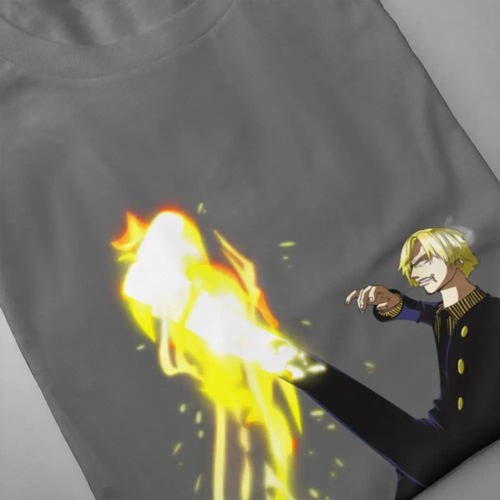 Футболка Vinsmoke Sanji Новое поступление Повседневная футболка из одного предмета в