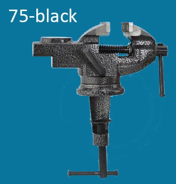Model 75-BLACK carbon steel Bench Table Swivel Lock Clamp Vice Craft Jewelry woodworking Hobby Vise | Инструменты