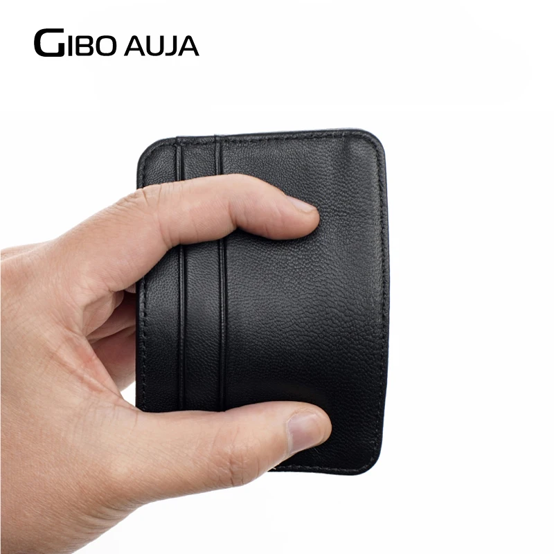 Чехол органайзер для кредитных карт Gibo Auja 100% из натуральной овечьей кожи|credit card