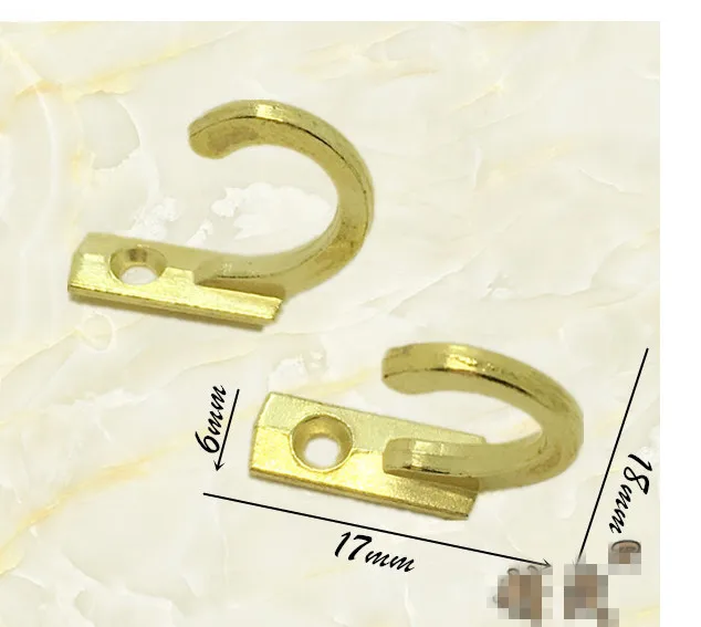 Тканевые крючки Винтажный Золотой настенный крючок вешалка для хранения ванной