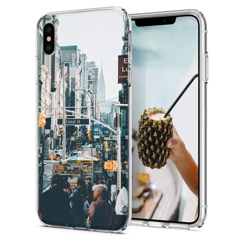 Мягкий чехол для телефона iPhone X XS XR чехлы из ТПУ Цветной силиконовый 6 7 Max E631 |