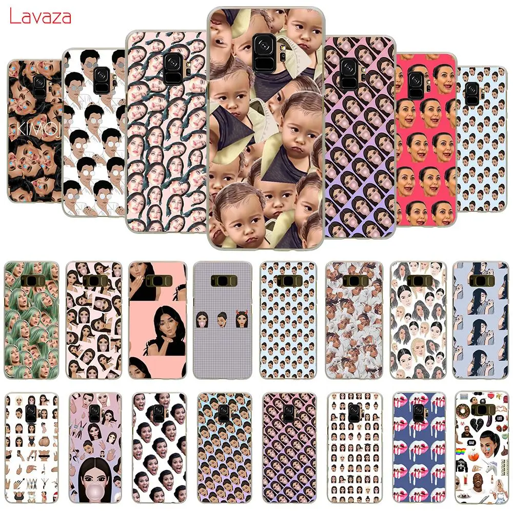 Жесткий чехол для телефона Lavaza Kimoji Kim Kardashian kanye west north kylie jenner Samsung Galaxy A10 A30 A40 A50 A70 M10