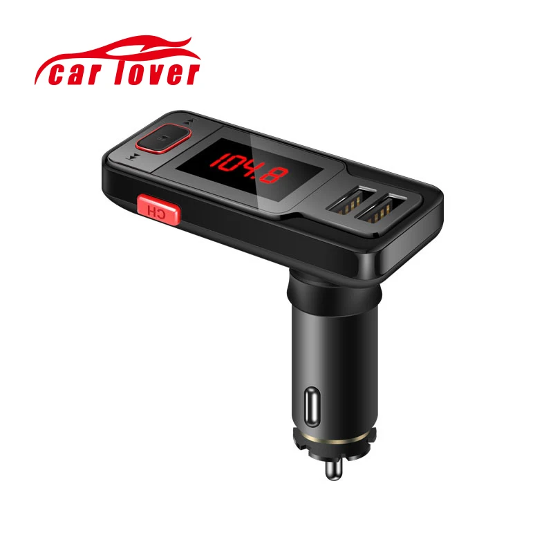 Автомобильный беспроводной Bluetooth FM передатчик Комплект громкой связи динамик LCD