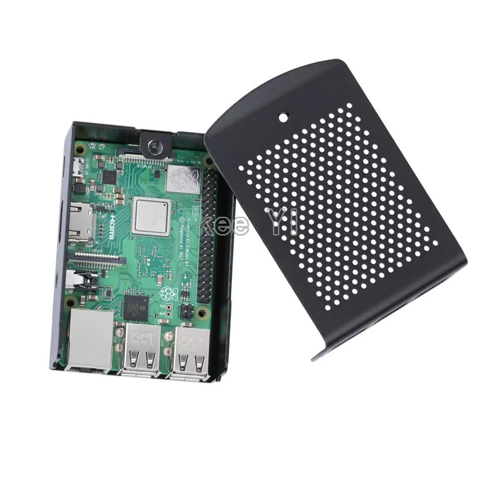 Новейший алюминиевый чехол с радиатором совместимый для модели Pi 3 B + 2
