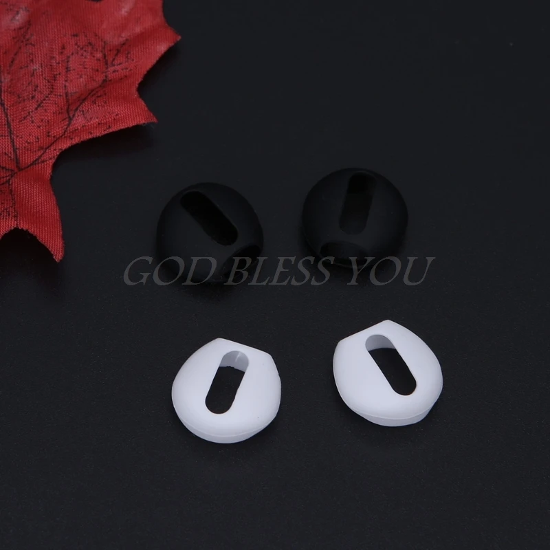 4 шт./2 пары амбушюры для Airpods беспроводные Bluetooth iphone 7 8 7plus/iphone X силиконовые