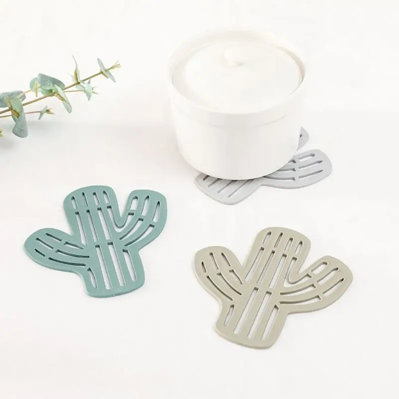 Милые подставки в форме кактуса скандинавском стиле Нескользящие Современные