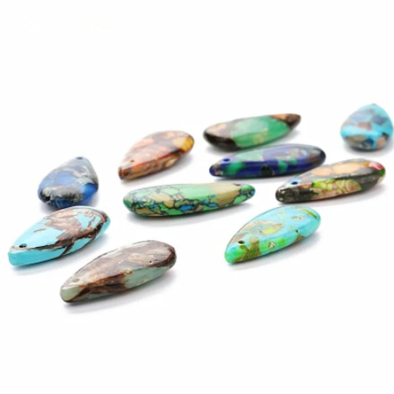 Стартап 3 шт/партия 10 цвета натуральный камень подвески императорские Подвески