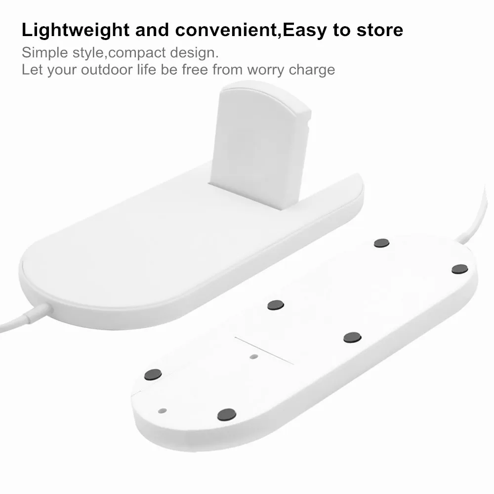 2 в 1 Беспроводной зарядное устройство для быстрой зарядки с usb портом телефона