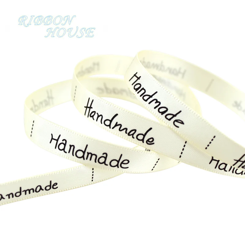 (25 ярдов/партия) 3/8 ''(10 мм) лента grosgrain ручной работы с принтом цветная романтичная ленты для упаковки