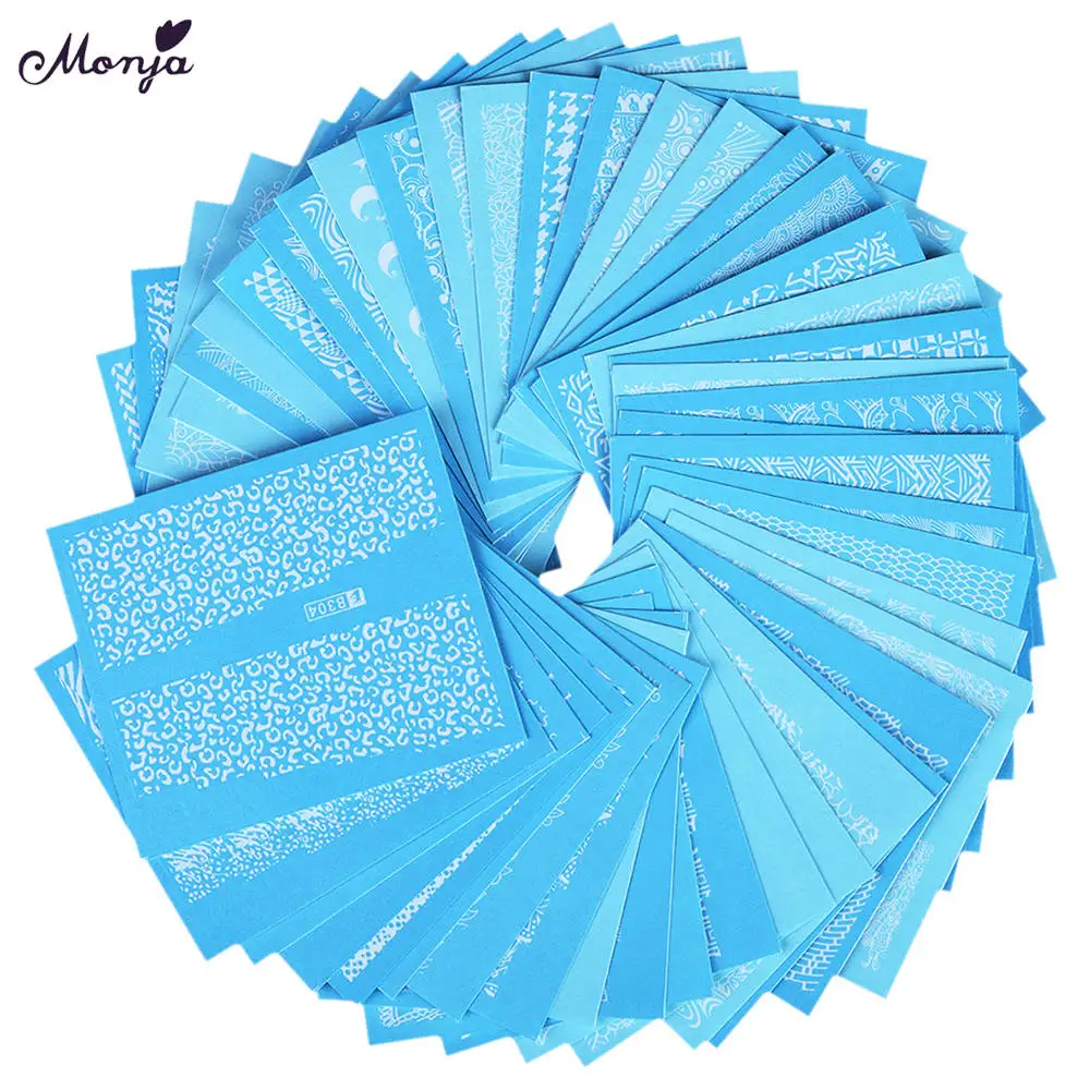 48 шт./компл. наклейки для ногтей кружево водяные полые декор маникюр|Стикеры и