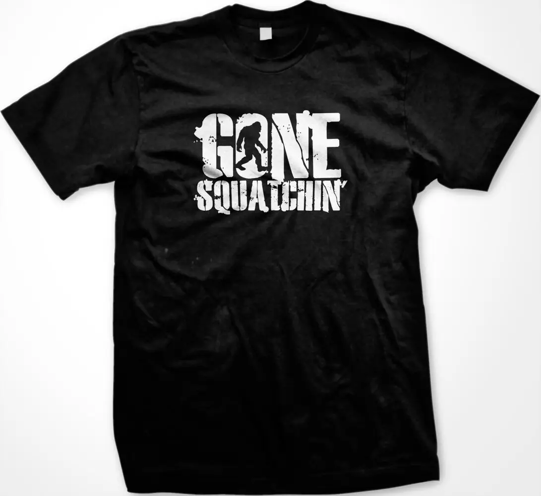 Распродажа футболка Gone Squatchin' fining Bigfoot Sasquatch tv Show Animal Planet в стиле хип-хоп новые