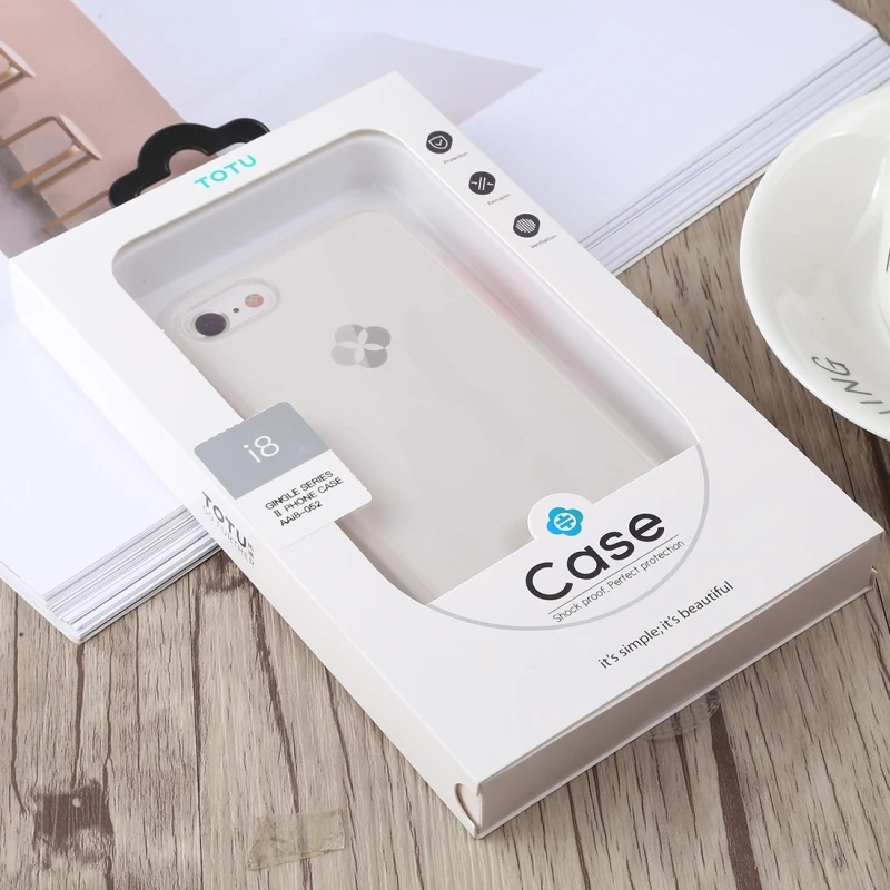 TOTUDESIGN кристальная серия II поколение iPhone 7 и 8 и iPhone 7 Plus и 8 Plus TPU+ PC защитный чехол