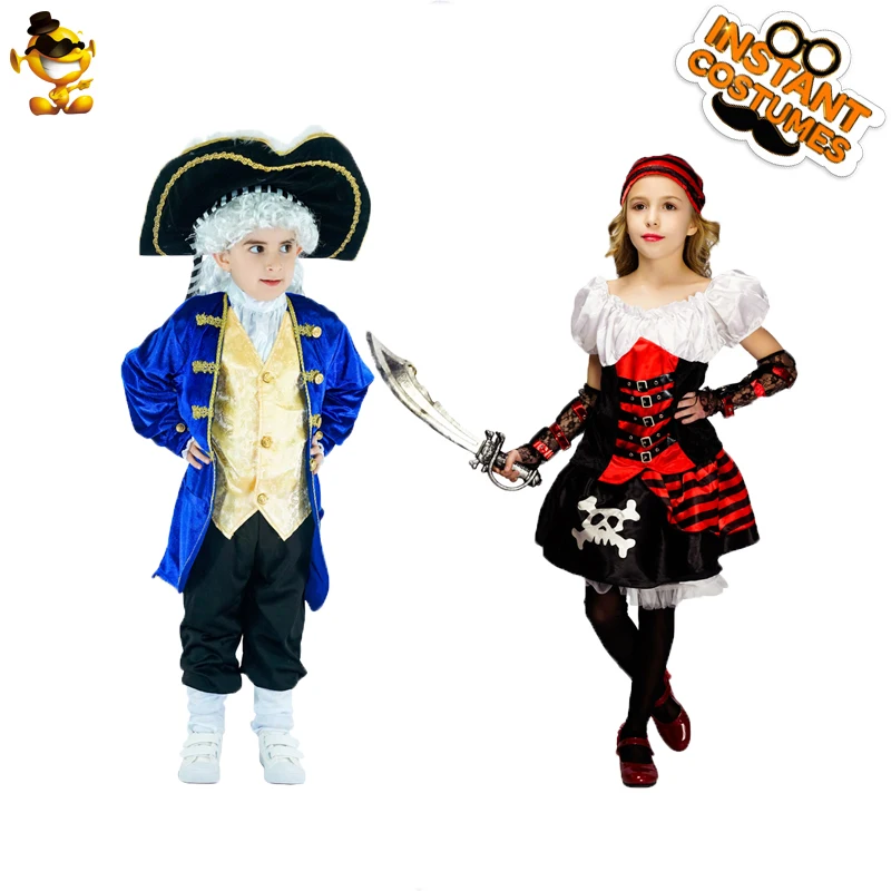 Детский костюм пирата в стиле стимпанк на Хэллоуин косплей детская вечеринка