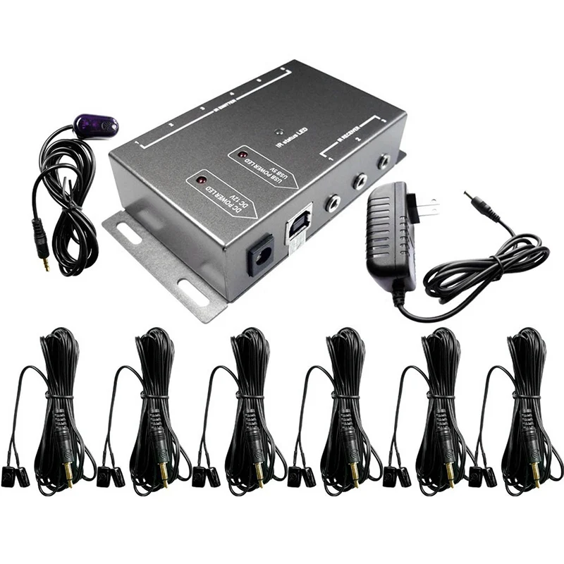 'The Best' IR Repeater Remote Control Extender Infrared System with Dual Head Emitter 889 | Инструменты