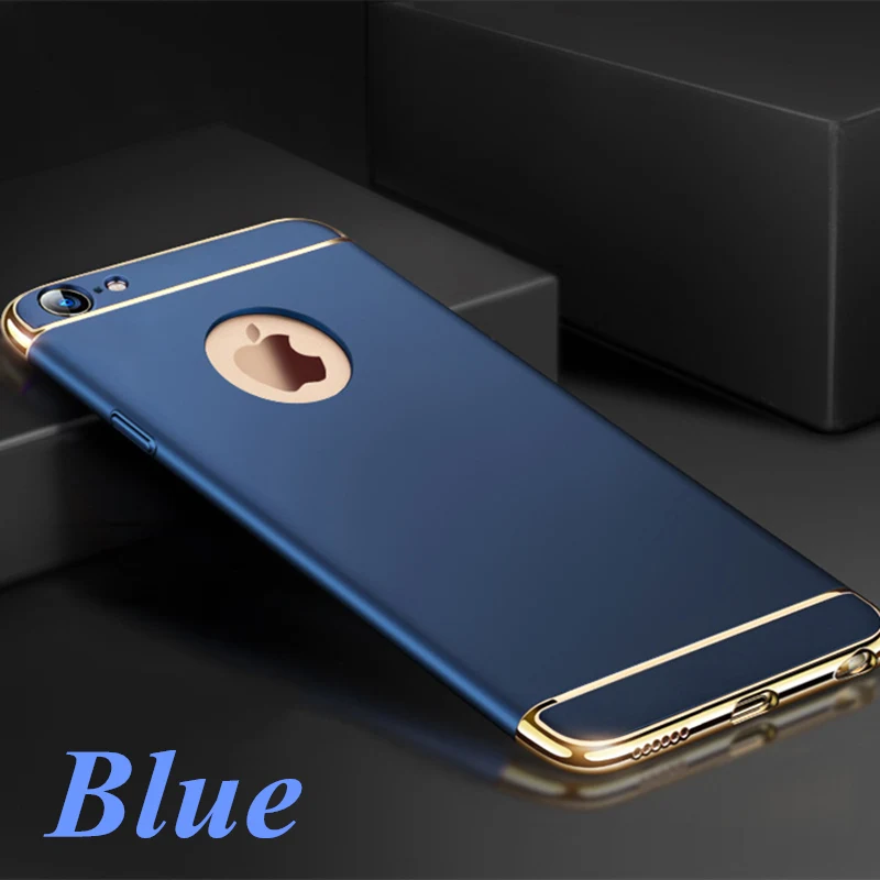 Синий Роскошный чехол для телефона XR для iPhone 11 Pro XS Max 5 5S SE X 10, Жесткий Чехол для задней панели из поликарбоната для iPhone 7 8 6s Plus XR 11 Pro, чехол - Цвет: Синий